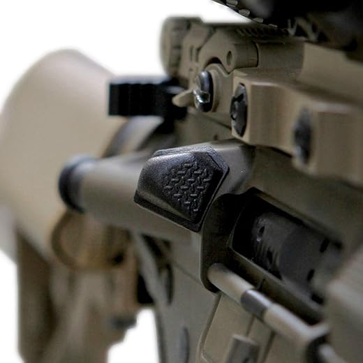 Kit: Guides Spent Brass into Pile, Protects Rifle Paint/Coating, Saves Brass for Re-Loading, Prevents Brass-Burn, Fits Standard Brass Deflectors (Black)